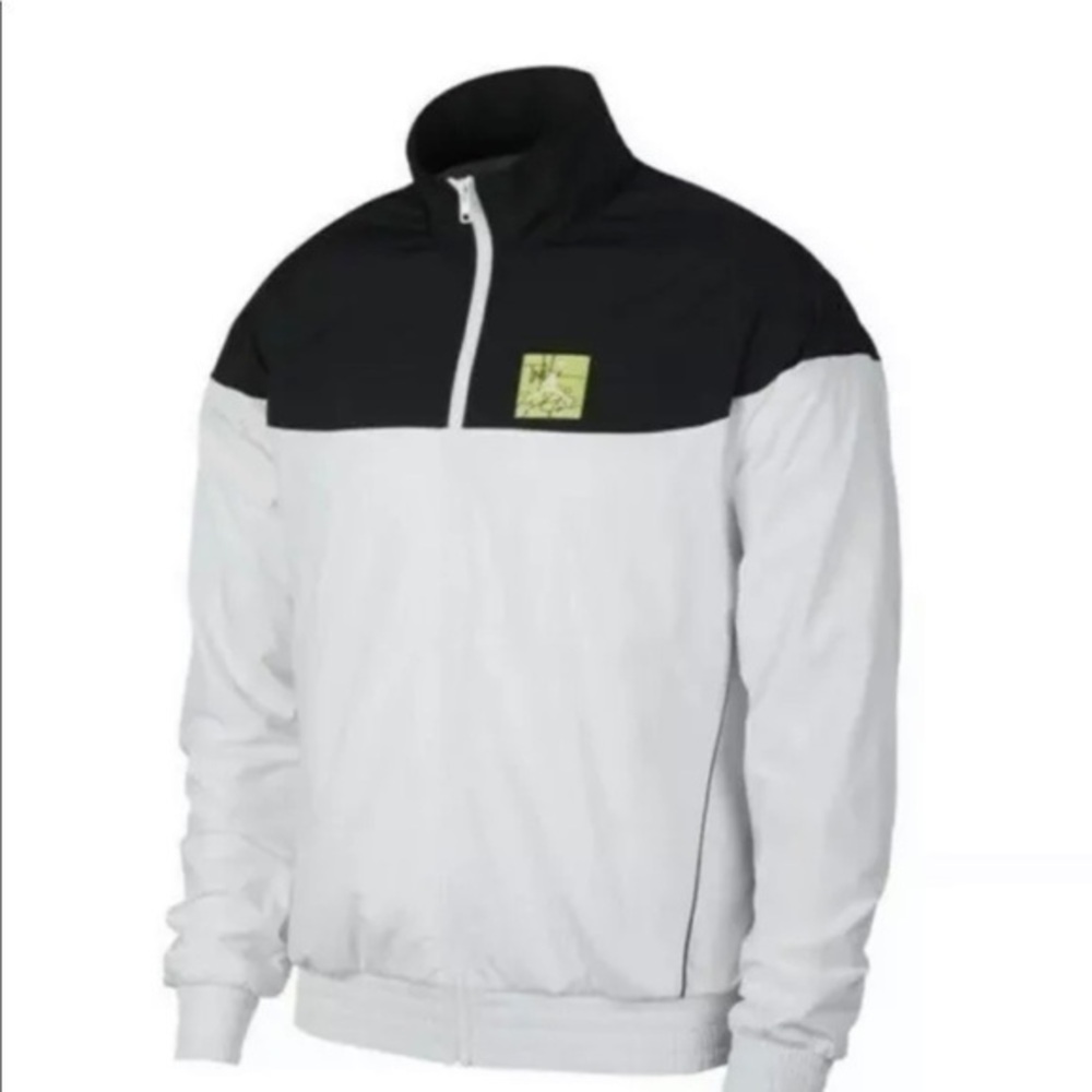 Nike Jordan Tinker Legacy Windbreaker Jacket Men's XXL White Black BQ0295-010